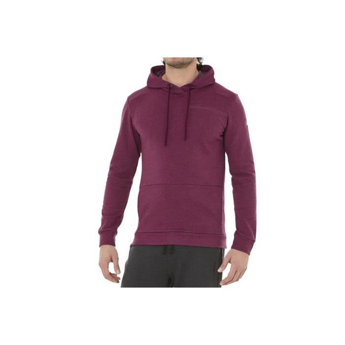 sweat asics fille bordeaux