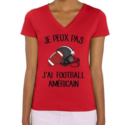 T shirt football américain femme sales