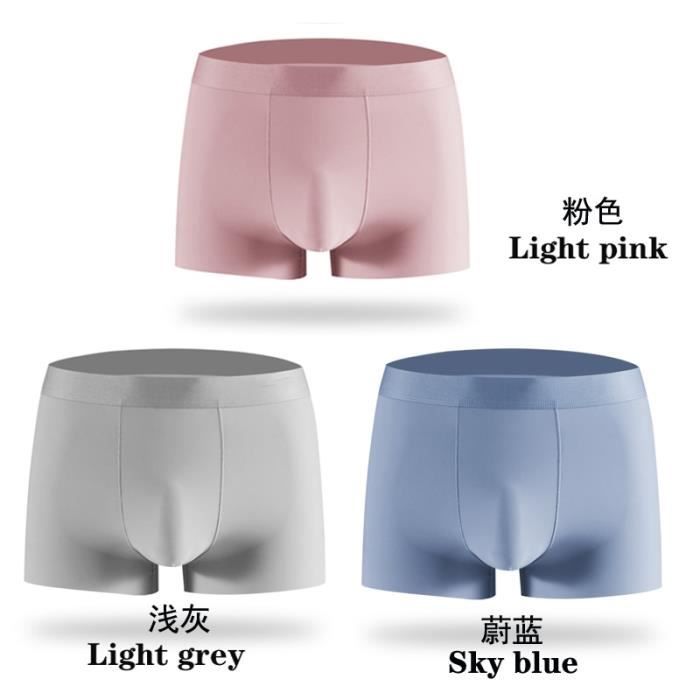 Sous vetement chaud en coton pour homme Marque Slip Homme Boxer Homme Respirant Type LD Blanc Cdiscount Pret a Porter