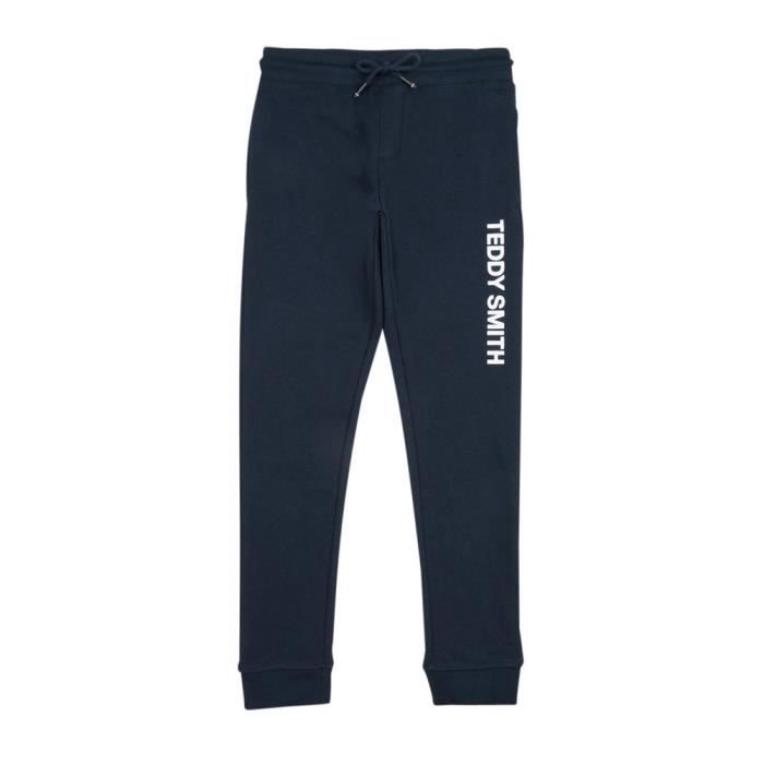Jogging Garcon Teddy Smith Jog Marine Noir Pantalon jogging essentiel imprime Teddy Smith 100 Coton Bleu Cdiscount Pret a Porter