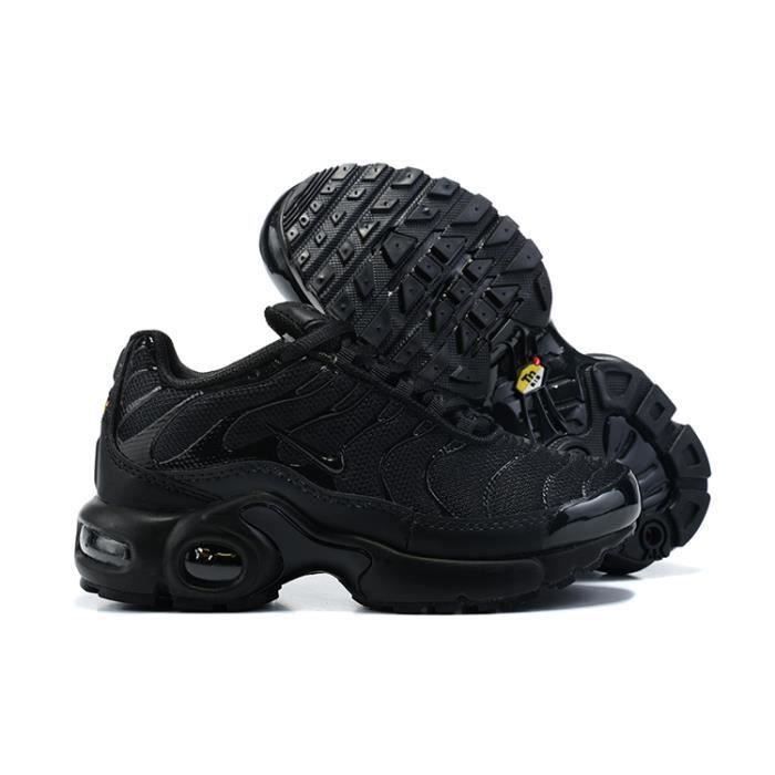 Nike Baskets Air Max TN Plus Enfant Chaussures Entraînement de Sport Noir  Noir - Cdiscount Chaussures