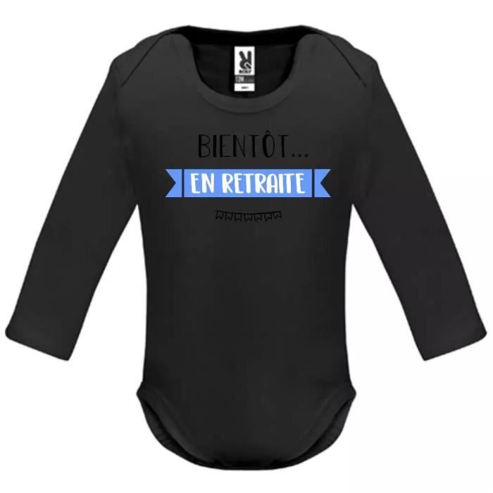 YONACREA - Body Bébé Manches Longues - Bientôt Motard - 3 Mois