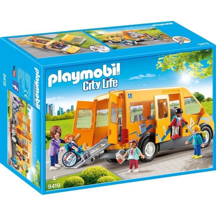 Photo de playmobil-9419-city-life-lecole-bus-scolaire