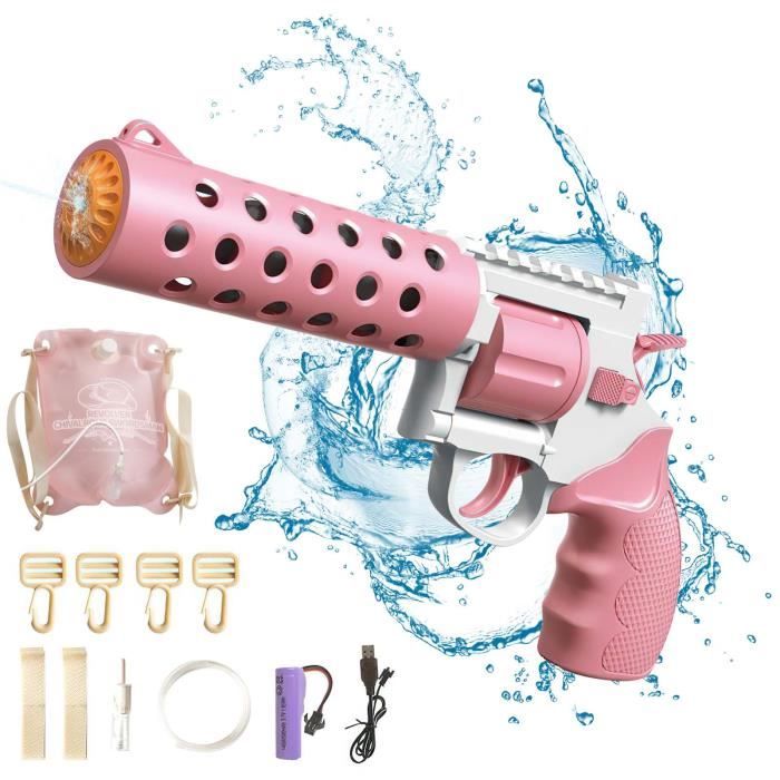 Pistolet à Eau électrique Aquashot – Puissant, Automatique – 2025 – Pour Enfants Et Adultes – Jeu De Tir Piscine Extérieur – Batterie Sécurisée