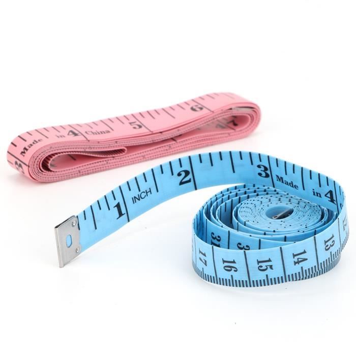 150cm / 60 '' Règle de mesure du corps Couture Tailleur Ruban à mesurer  Centimètre