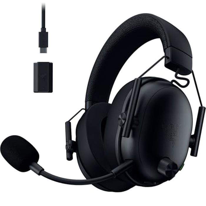Razer BlackShark V3 - Casque sans Fil pour l’Esport - Haut-parleurs en Titane de 50mm - Micro HyperClear Amovible - THX Spatial