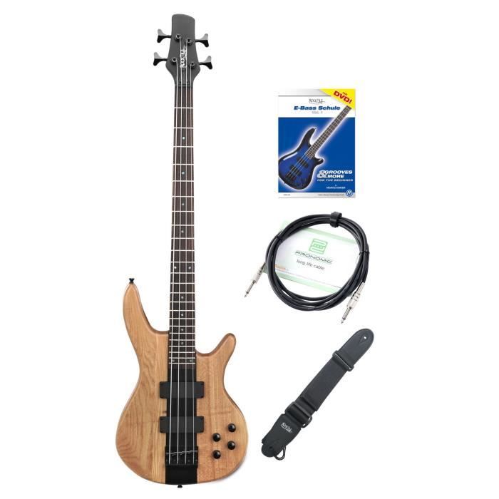 Rocktile Pro LB104-N LowBone Set : La Basse Électrique Parfaite pour Débutants