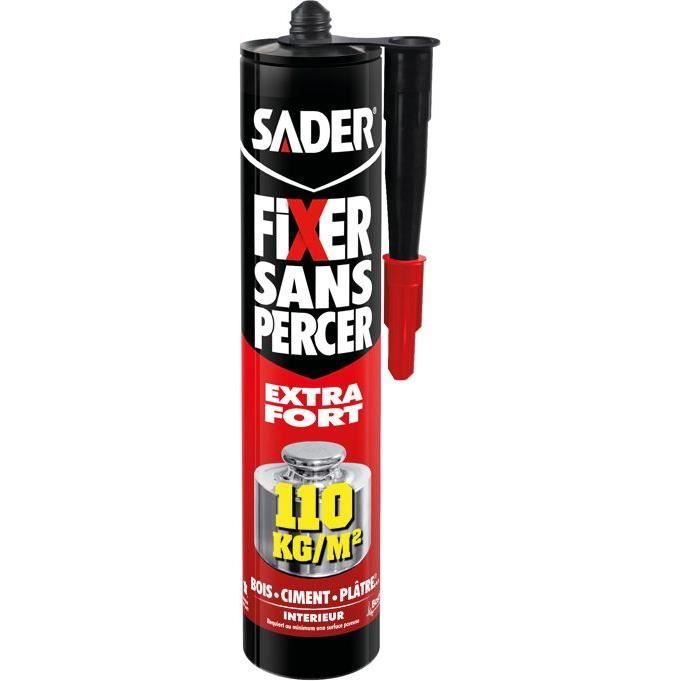 SADER Colle Fixer sans percer immédiat - 310 ml