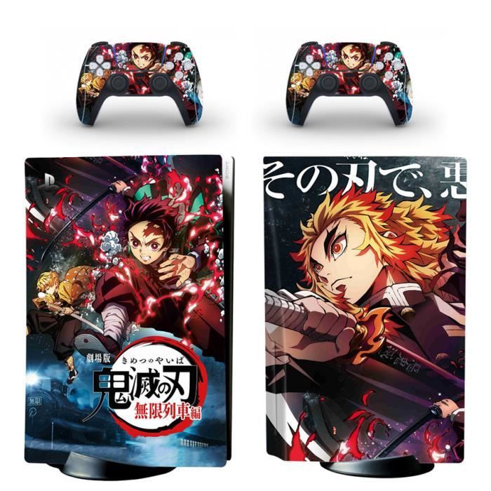 Pellicola Adesiva PS5 Demon Slayer - Skin Per Console E Controller
