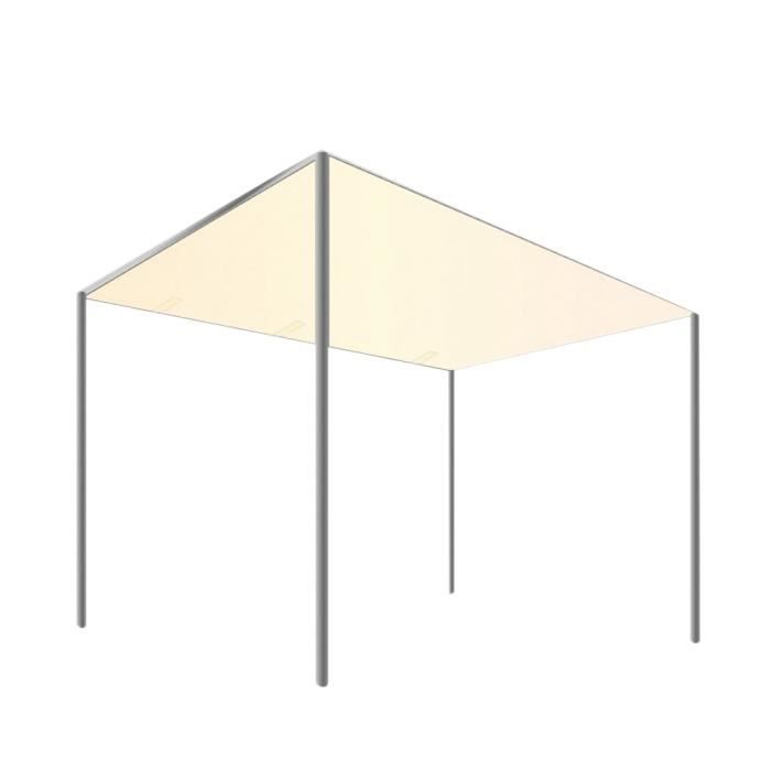 Auvent Couverture SupéRieure 2.6X2.5 MèTres 300D Toile éTanche Auvent Gazebo Couverture Tente Toit ExtéRieur Jardin Pare-Vent pour