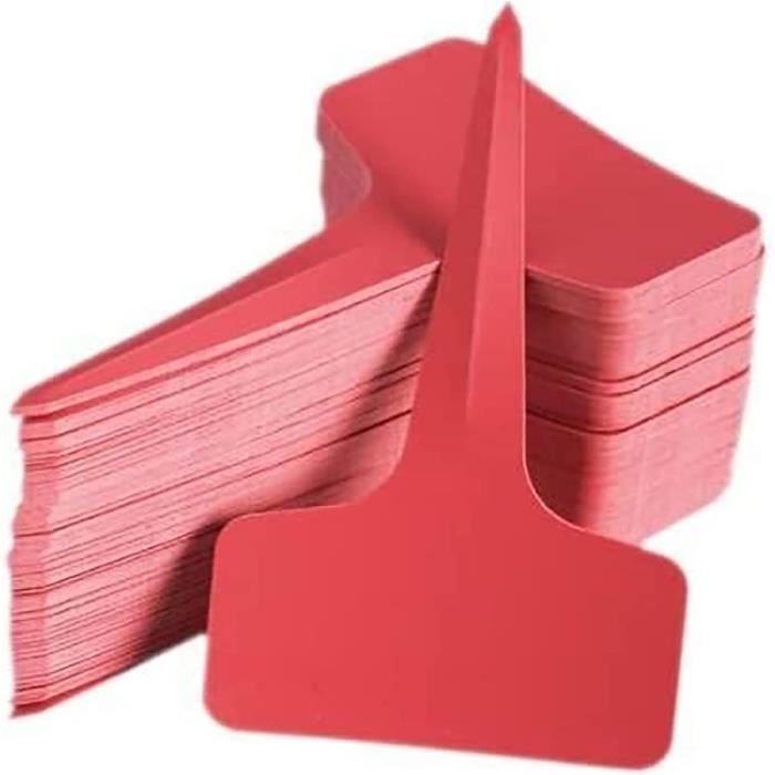 Lot De 50 Étiquettes Pour Pots De Graines + 100 Anneaux Pour Plantes Et Tiges