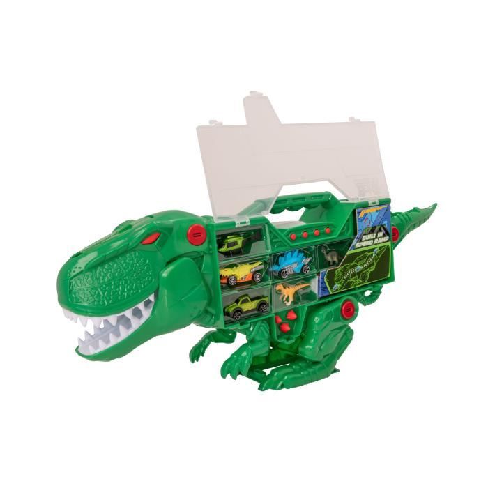Jouet - TACTIC - Beast Machines - Transporteur avec voitures M - Lumière et son
