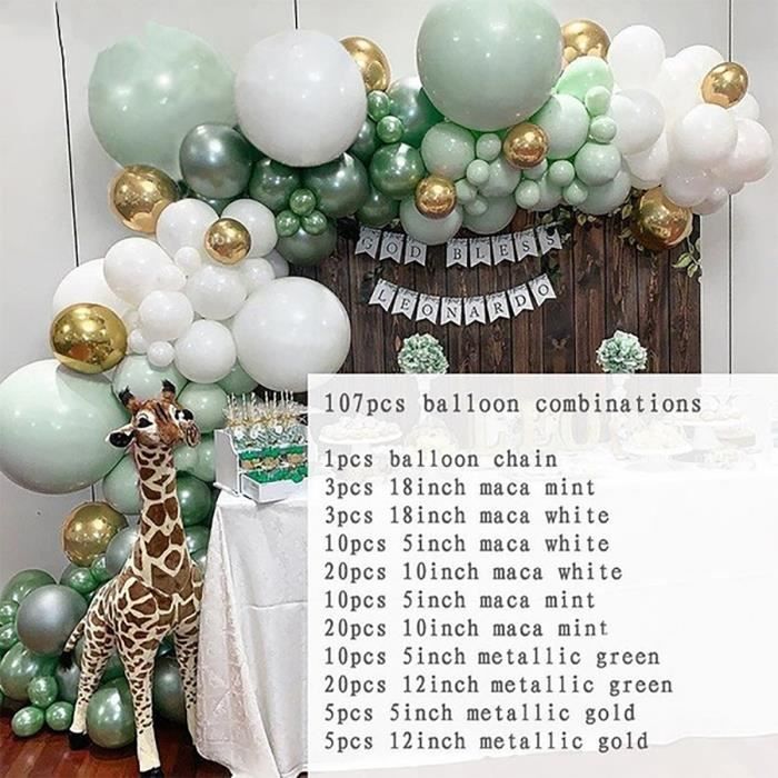 Tempsa 100pcs Ballon Guirlande Pastel Kit Arc Decoration Pour Fete Anniversaire Mariage Vert Cdiscount Maison Tempsa 100pcs Ballon Guirlande Pastel Kit Arc Decoration Pour Fete Anniversaire Mariage Vert Cdiscount Maison