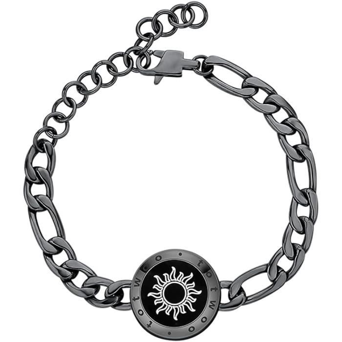 TOTWOO Bracelet Femme Homme Bracelet Couple Bijoux Love Distance