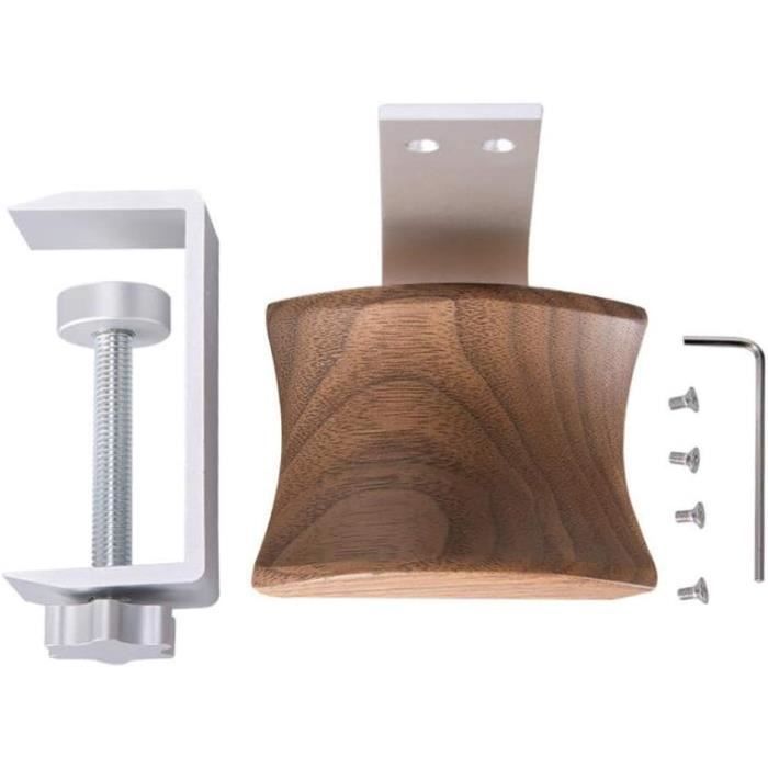 Support Pour Casque Audio En Bois Avec Porte-câble - Universel, Marque Navaris, Neuf