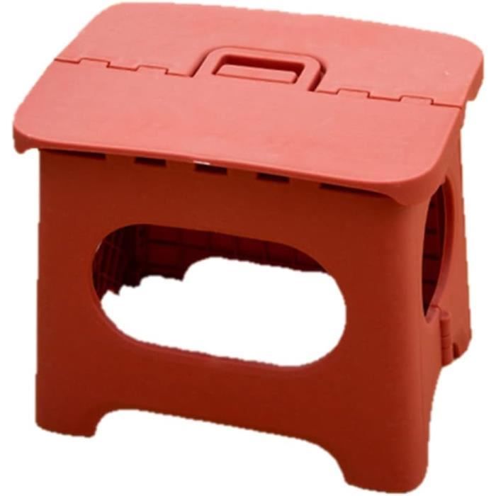 Tabouret Pliant Plastique Vert - Usage Domestique - Neuf Sous Emballage