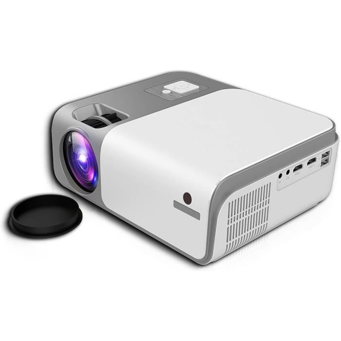 Projecteur Vidéo, Projecteur Portable Full Hd 1080P, Projecteur D'Extérieur À Led, Compatible