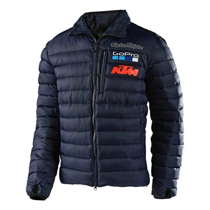 Doudoune Troy Lee Designs Team KTM Bleue Dawn Jacket Cdiscount Pret a Porter