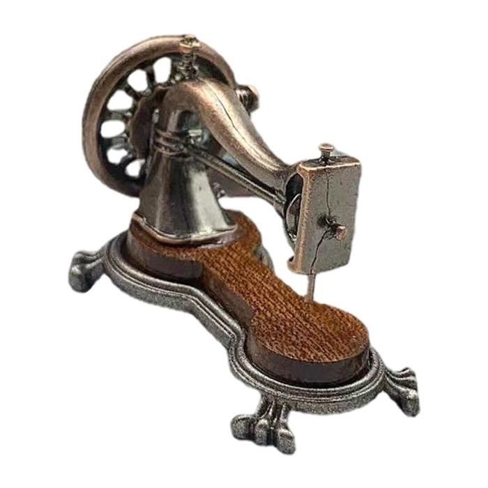 Machine à coudre miniature Machine à coudre maison de poupée pour cadeaux d