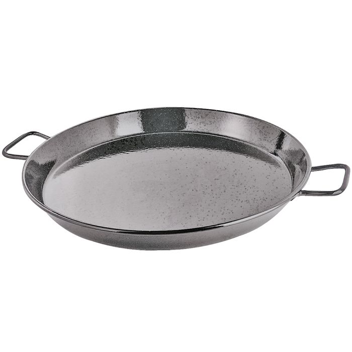 Plat à paëlla en acier poli - D: 70 cm