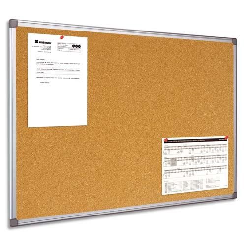 Post-it Tableau dAffichage Encadr/é 90 x 120 cm Brun Imitation Li/ège Surface Repositionnable