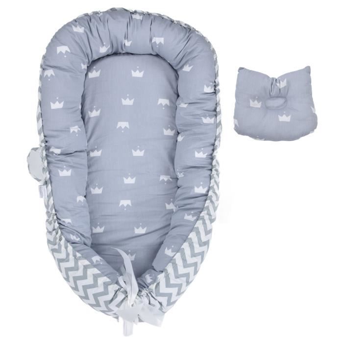 YOSOO Chaise longue pour bébé Bébé transat lit nid respirant portable nouveauné berceau douche