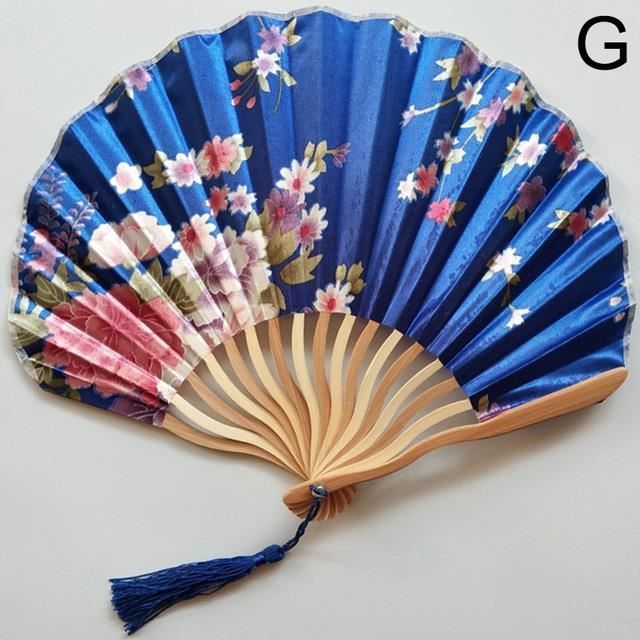 Éventail Pliable En Papier,rose Red--Éventail Pliant En Plastique De