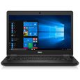 Dell Latitude 5480 14" HD Intel Core i5 Disque dur SSD 256 Go 8 Go Windows 10 Pro Webcam Business Notebook Notebook (certifié e[180]-1