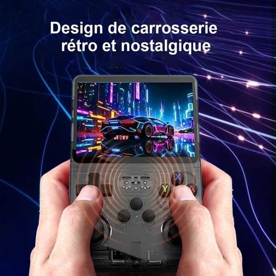 R36S RPO – Console Rétro Portable 128 Go – 22 000+ Jeux – Écran IPS 3,5″ – Linux – Cadeau Adulte & Enfant