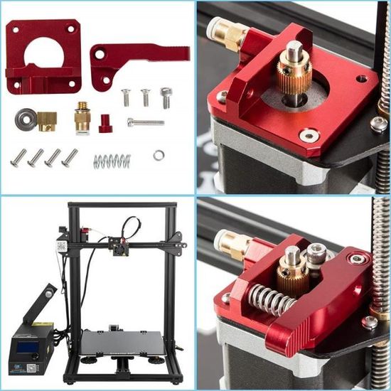Lot De 15 Buses MK8 0.4 Mm Acier Trempé + Clé - Compatibles Creality Ender 3 Et Plus