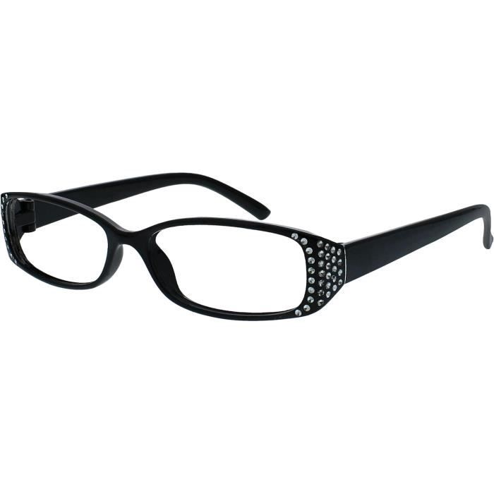 Pack De 2 Lunettes De Lecture Légères Unisexe - Noir & Bleu Marine - +2,00 - Design élégant Pour Hommes Et Femmes