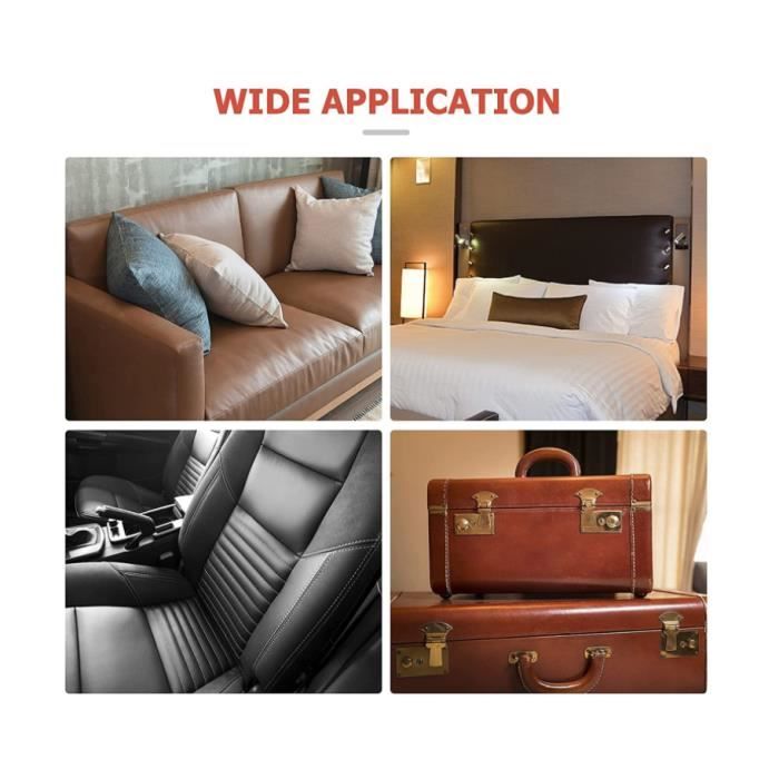Kit de réparation en simili cuir auto-adhésif - Camélia – Ma housse de chaise