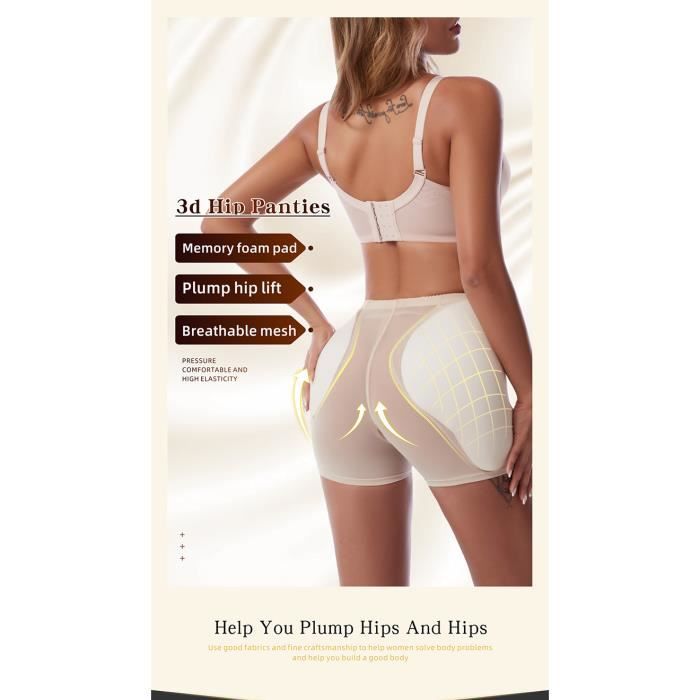 Short Gainant Taille Haute Femme LEYSHE - Ventre Plat, Sans Coutures, Invisible Sous Les Vêtements