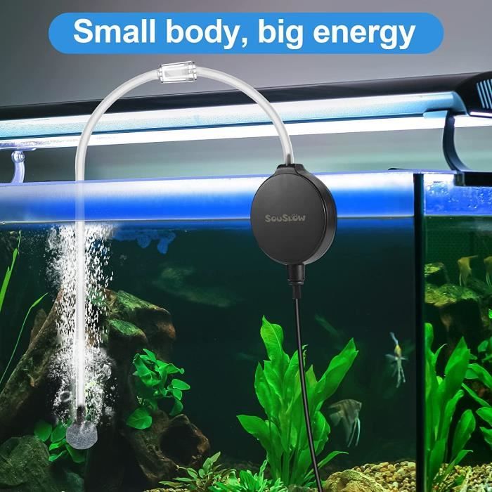 Petite pompe à air silencieuse pour aquarium pas cher