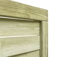 🦄9507 Portail de clôture-Porte de jardin - Portillon Bois de pin imprégné- Portillon de jardin- 100 x 150 cm Vert-2