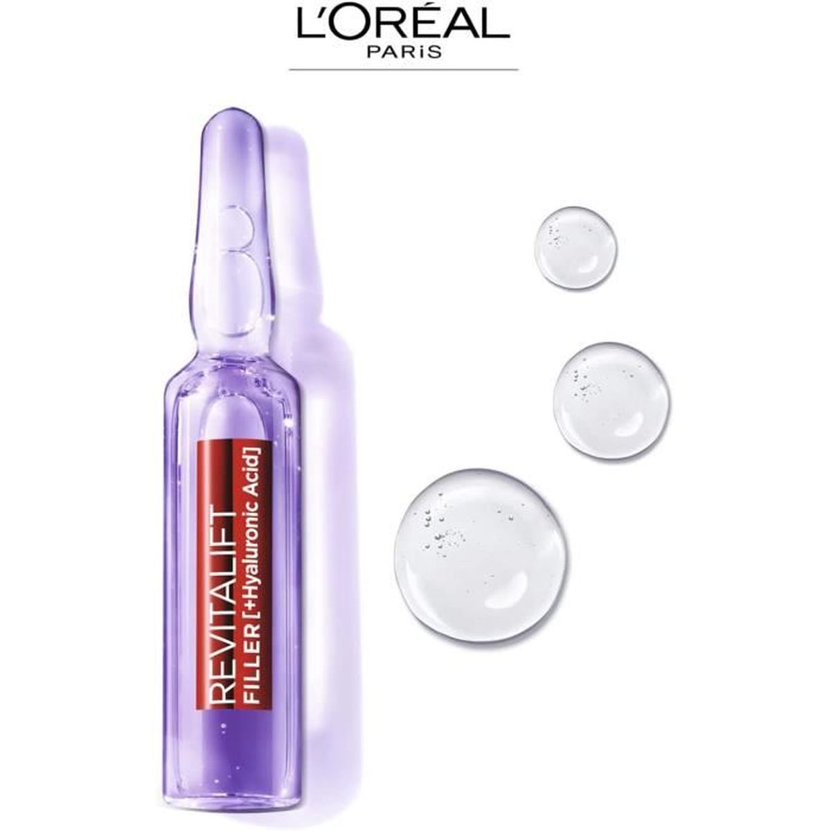 L'Oréal Paris - Revitalift Filler - Coffret 28 Ampoules Anti-Rides  Repulpantes à l'Acide Hyaluronique Pur - Cure Anti-Âge 28 Jours - -  Cdiscount Au quotidien