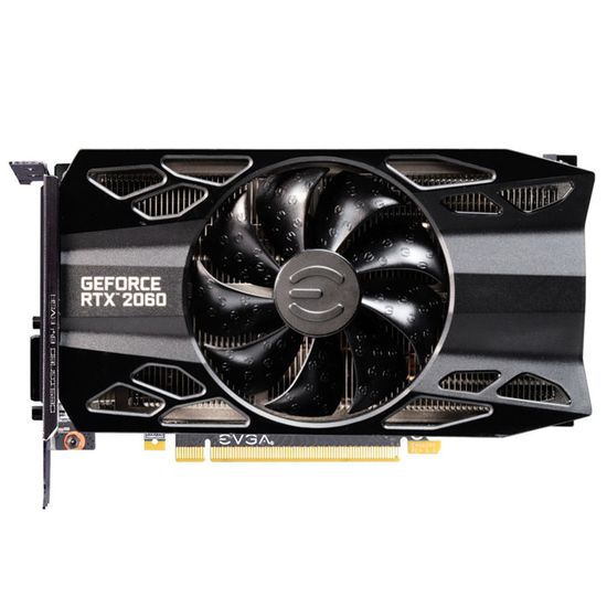 EVGA GeForce RTX 2060 SC Gaming, 6144 MB GDDR6 0,000000 Noir