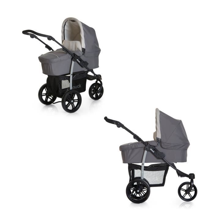 HAUCK Poussette Combin e Trio Viper Smoke Grey Cdiscount