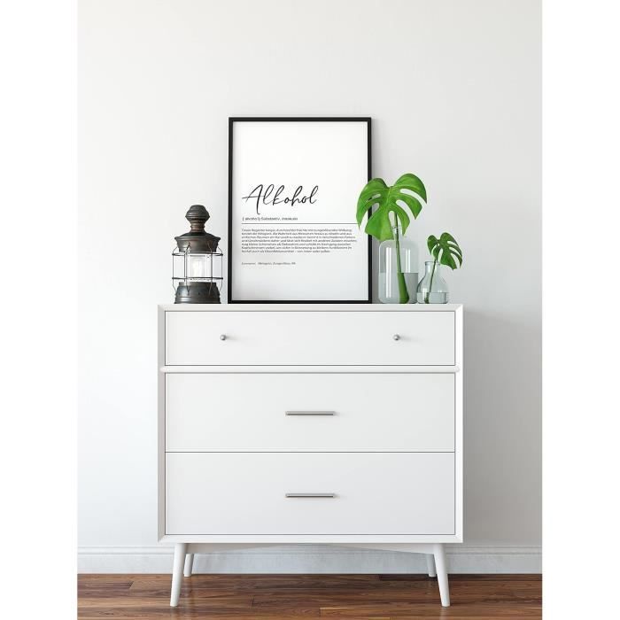 Impression D'Art Définition D'Alcool Au Format A4 \U2013 Déclaration De