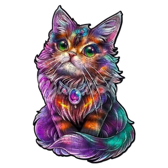 Chat Génial Puzzle En Bois 300 Pièces Pour Adultes Et Enfants, Puzzles Chat Génial Puzzle En Bois 300 Pièces Pour Adultes Et Enfants, Puzzles