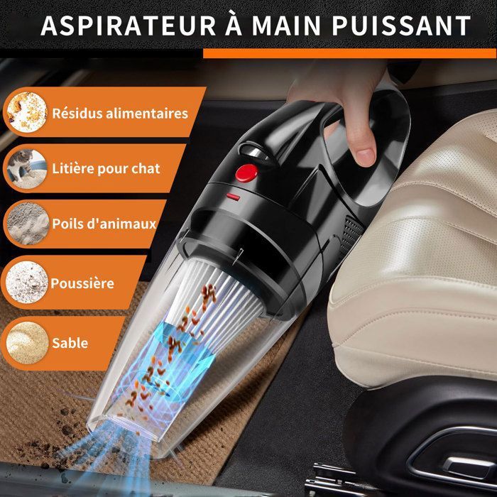 Mini Aspirateur Aspirateur Ã Main Sans Sac Aspirateur à Main Sans Fil  5200PA BEYAWL Petit Aspirateur De