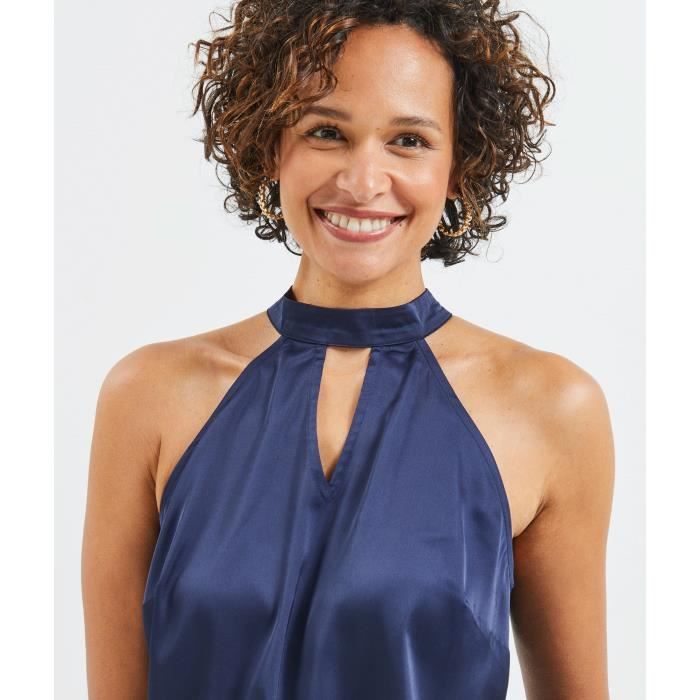 GRAIN DE MALICE Top habille femme Marine Cdiscount Pret a Porter