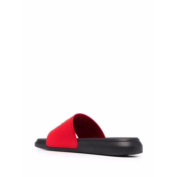 ALEXANDER MCQUEEN HOMME 663564W4RF06487 ROUGE CUIR SANDALES Rouge Cdiscount Chaussures