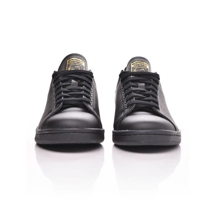 Adidas originals - stan smith - deals baskets en nubuck avec brides - noir