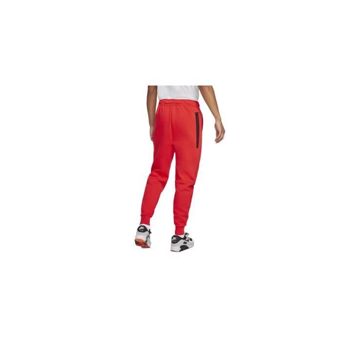 Pantalon nike tech fleece rouge shop
