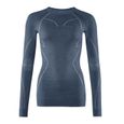 T-shirt Falke manches longues femme Wool-Tech - bleu - M-3