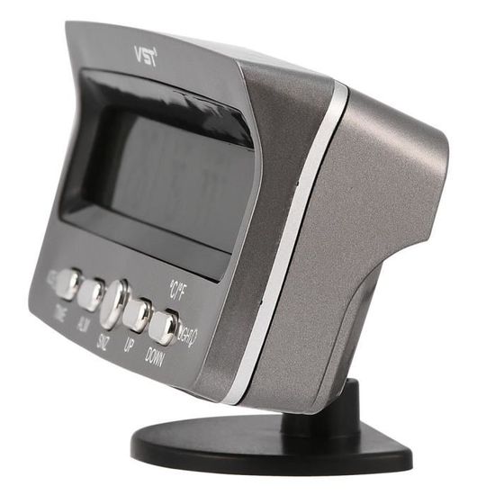 LCD Thermomètre Numérique avec Alerte au Gel Horloge LCD Thermomètre Numérique avec Alerte au Gel Horloge