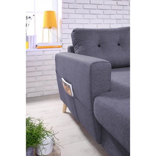 Oslo U Canapé Panoramique Convertible Scandinave