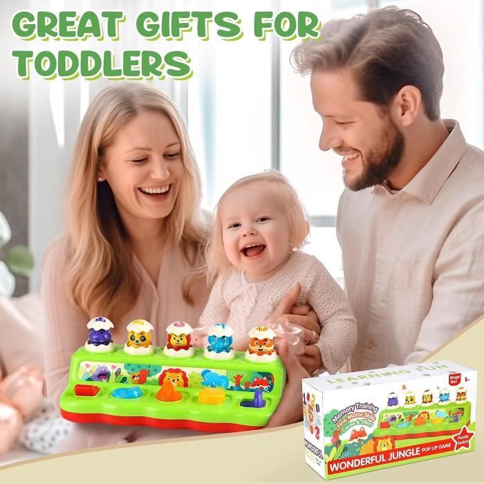 Jouet Enfant 1 an Fille Garçon Rampant Jouets Bebe 1 An Tortue Musicale  avec Chansons Lumières Jeux Montessori Bebe 6 9 12 18 Mois Ranniversaire  Cadeaux Jouet Pour Bébé de 2 3 4 5 Ans Garçon Fille