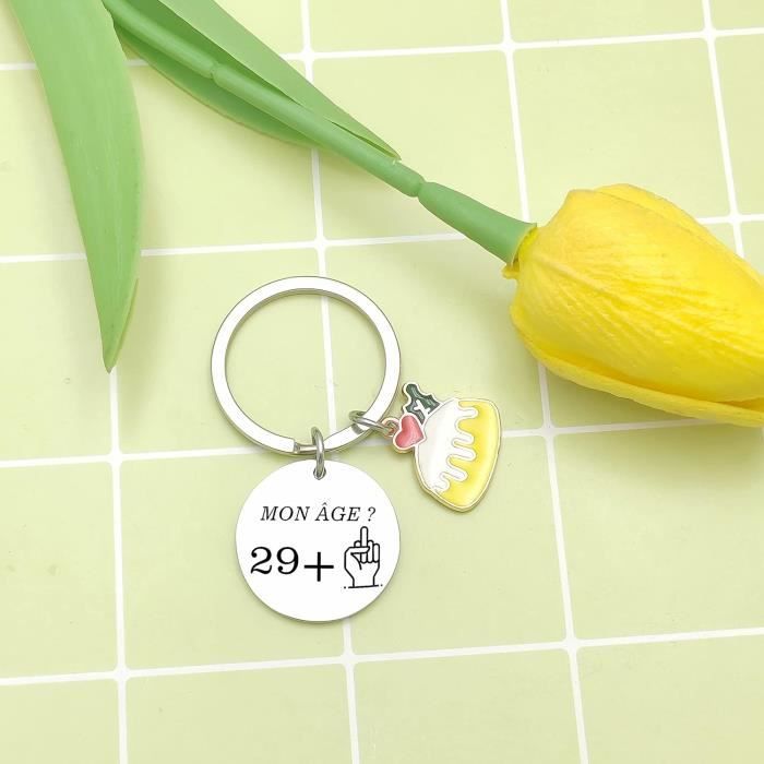 Porte-clés Plaque Anniversaire | Porte-clés Gravés Ou Imprimés